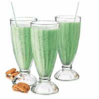 Fountain Shoppe Classic, Milk Shake, Ice Cream Soda Glass, 12-Ounce, Clear 4 PACK By Chefcaptain