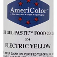 AmeriColor Food Coloring, Electric Yellow Soft Gel Paste, 4.5 Ounce