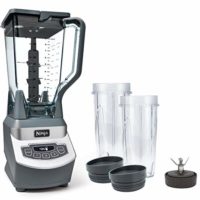 Ninja Professional Countertop Blender with 1100-Watt Base, 72oz Total Crushing Pitcher and (2) 16oz Cups for Frozen Drinks and Smoothies (BL660)