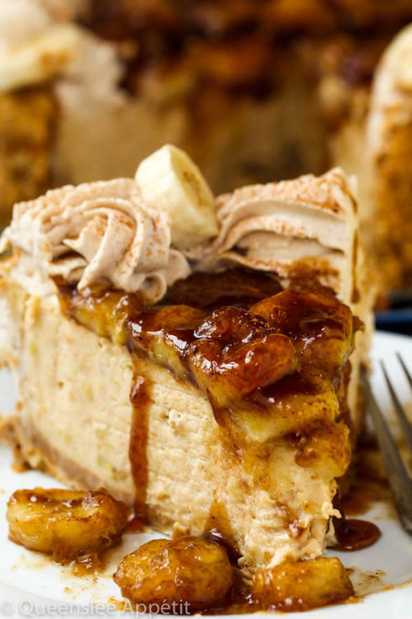 Bananas Foster Cheesecake