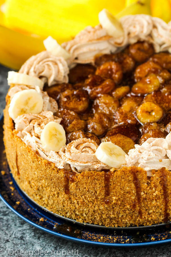 Bananas Foster Cheesecake