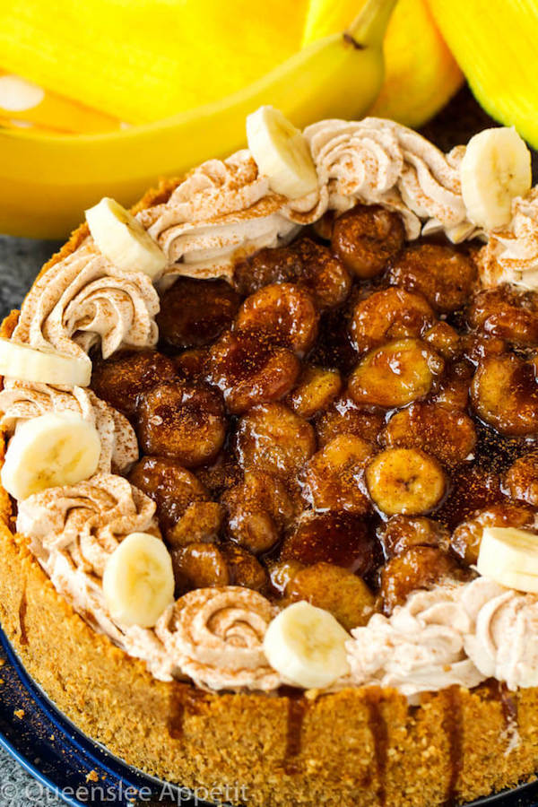 Bananas Foster Cheesecake