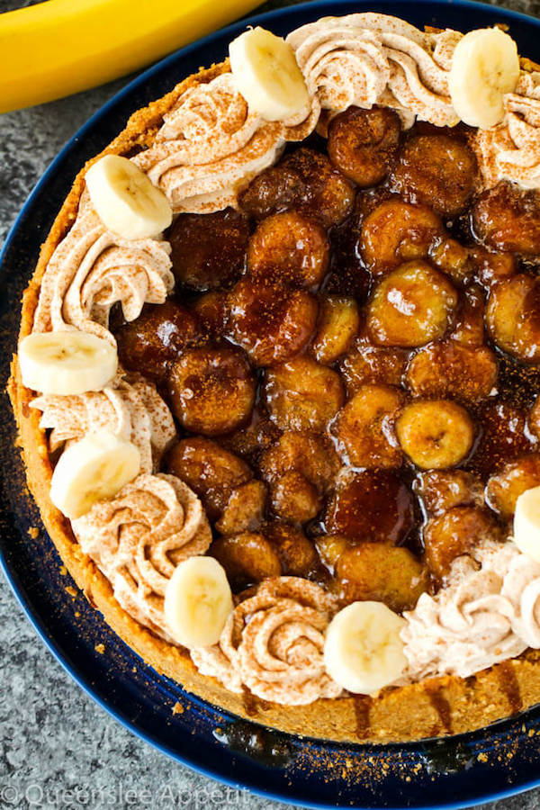 Bananas Foster Cheesecake