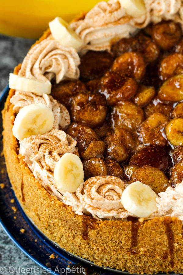 Bananas Foster Cheesecake