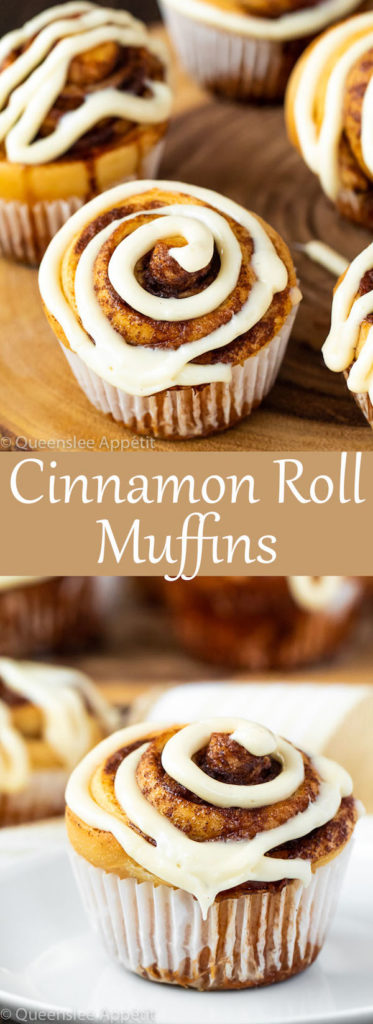 Cinnamon Roll Muffins ~ Recipe | Queenslee Appétit