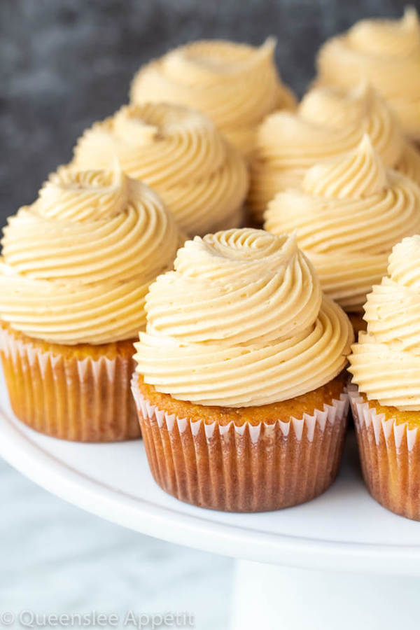 Caramel Popcorn Cupcakes