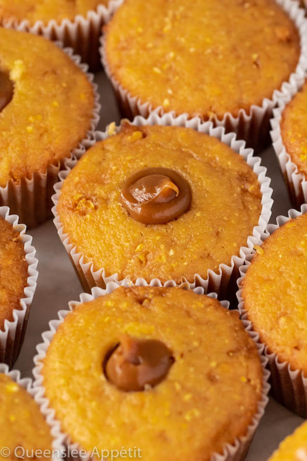 Caramel Popcorn Cupcakes