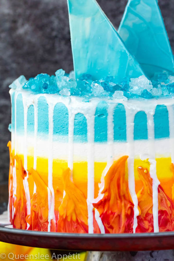 Ice and Fire Cake