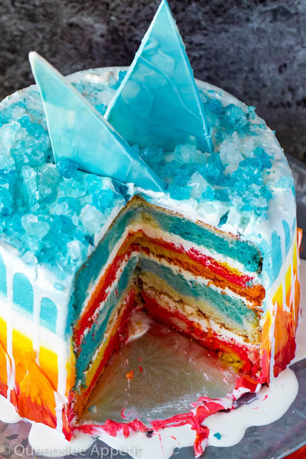 Ice and Fire Cake
