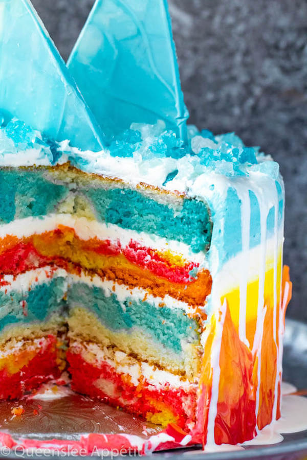 Ice and Fire Cake