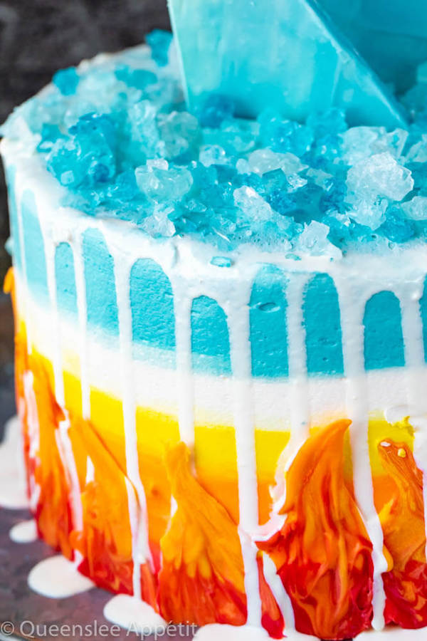 Ice and Fire Cake