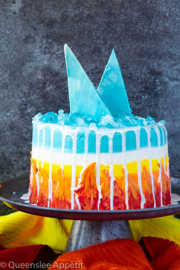 Ice and Fire Cake ~ Recipe | Queenslee Appétit