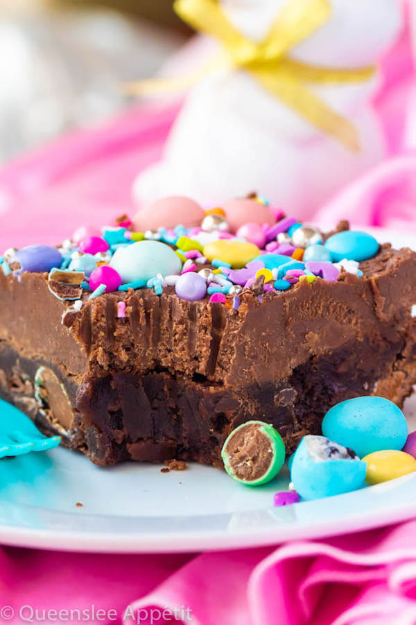 Malted Milk Chocolate Easter Egg Fudge Brownies Queenslee Appétit