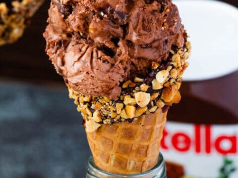 nutella ice cream without ice cream maker