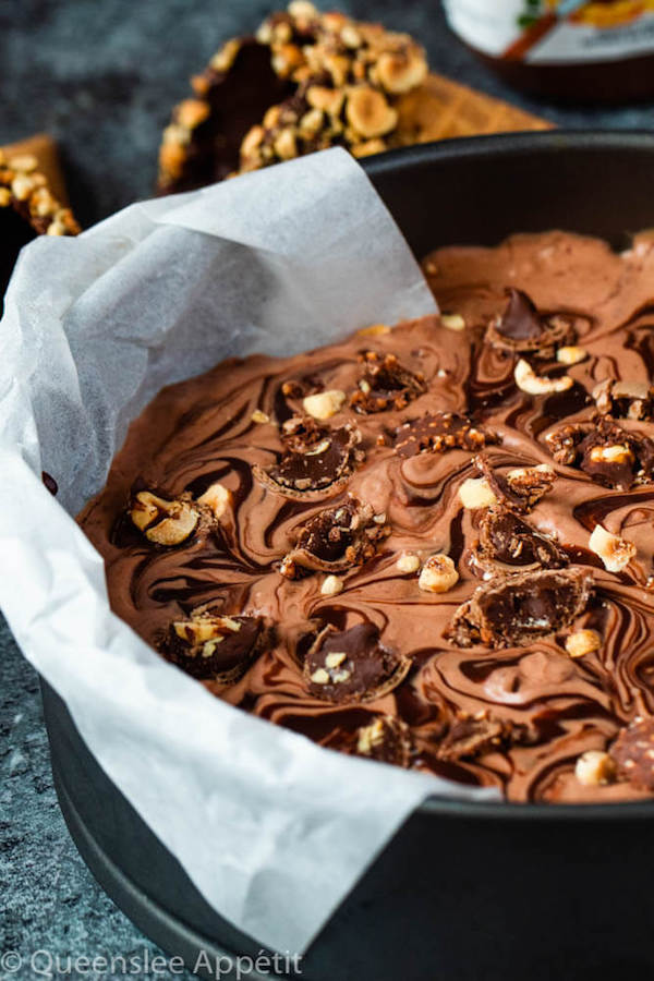 No-Churn Ferrero Rocher Nutella Ice Cream