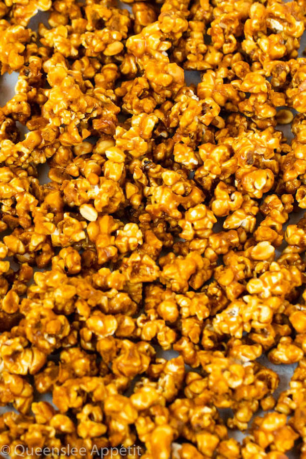 homemade caramel popcorn