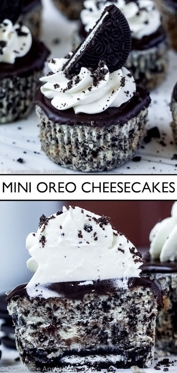 Mini Oreo Cheesecakes Pinterest Image