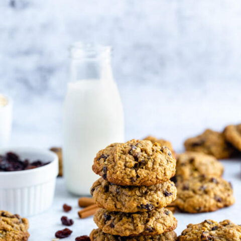 soft and chewy oatmeal raisin cookies