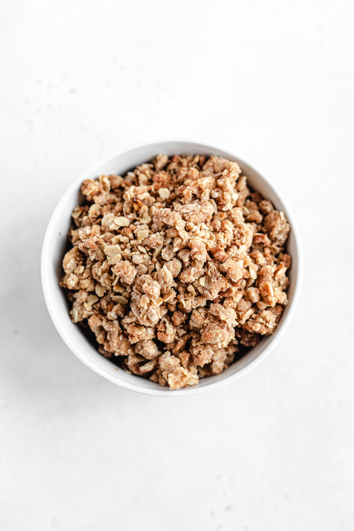 bowl of baked crumble