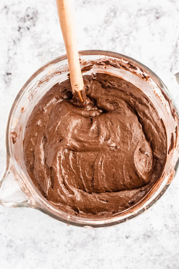 chocolate cake batter