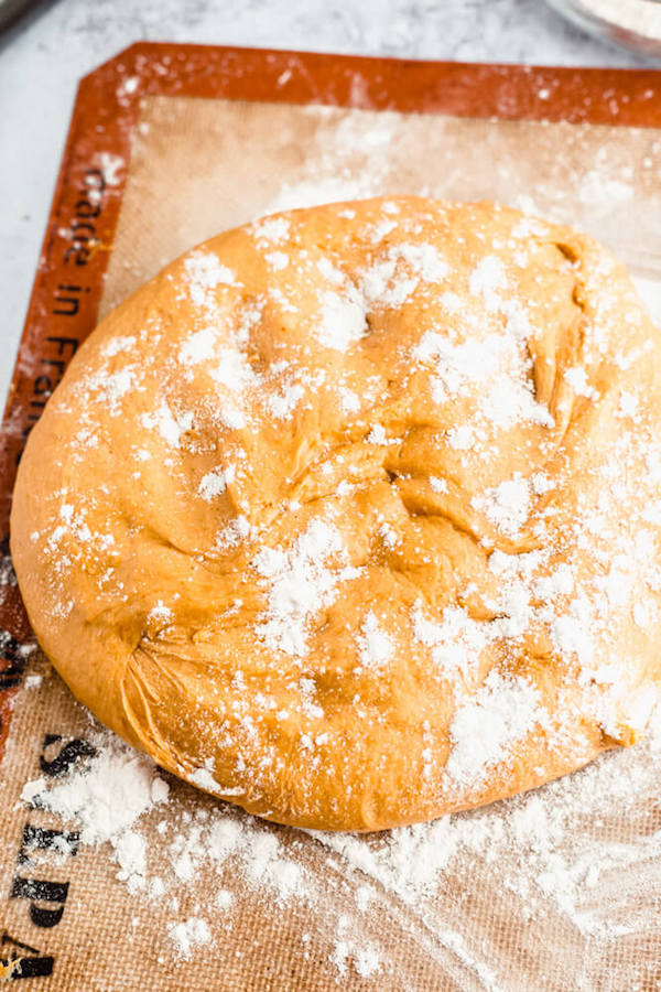 pumpkin cinnamon roll dough