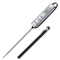 Habor 022 Meat Thermometer, Instant Read Thermometer Digital Cooking Thermometer, Candy Thermometer with Super Long Probe for Kitchen BBQ Grill Smoker Meat Oil Milk Yogurt Temperature