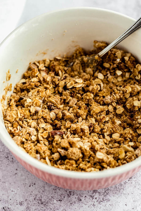 apple crumble topping