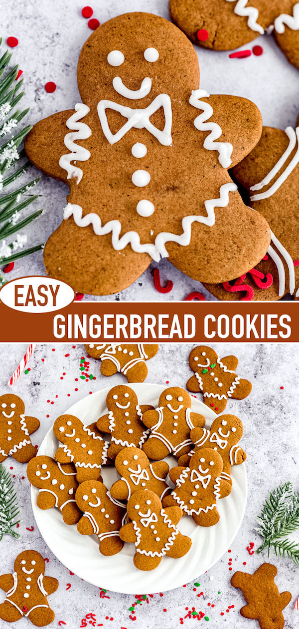 gingerbread cookies long pin image