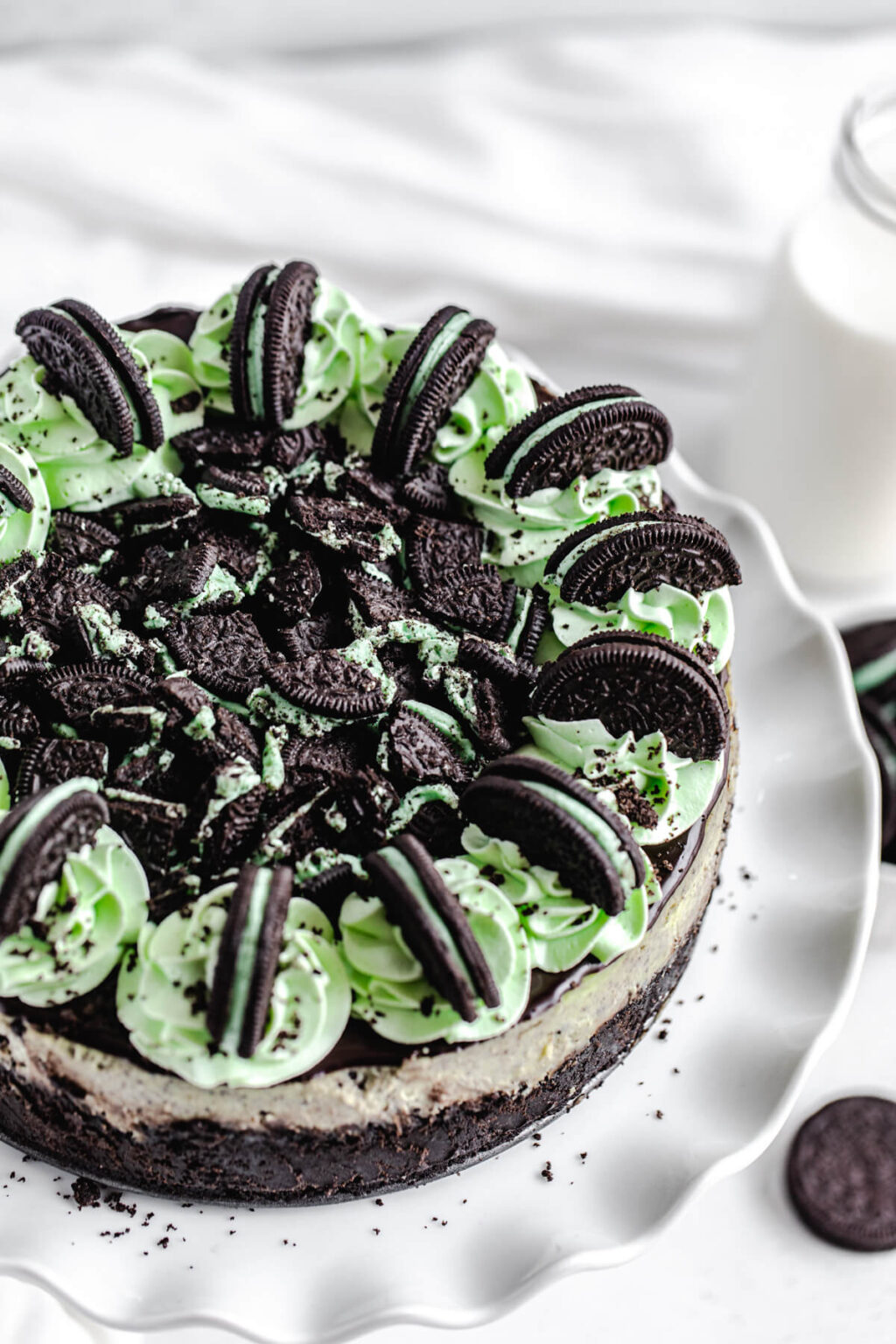 Best mint oreo cheesecake  queenslee apptit
