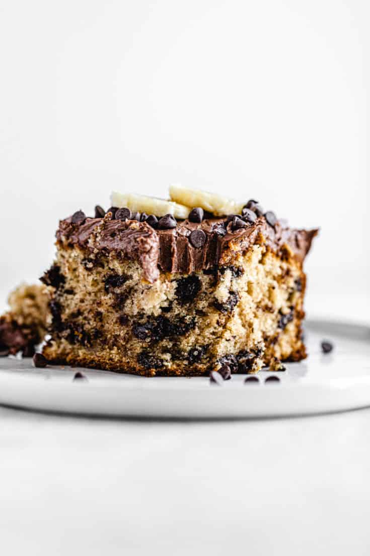 Chocolate Chip Banana Cake | Queenslee Appétit