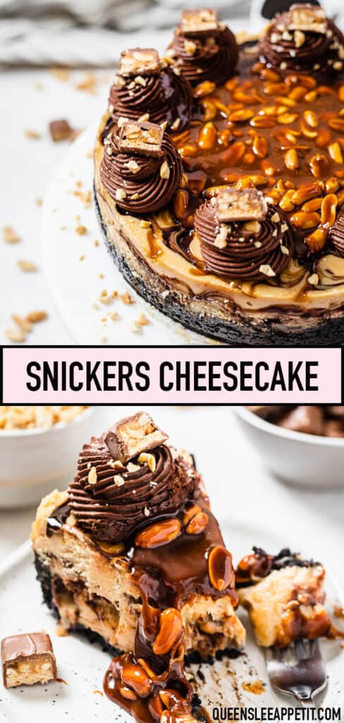 Snickers Cheesecake | Recipe - Queenslee Appétit