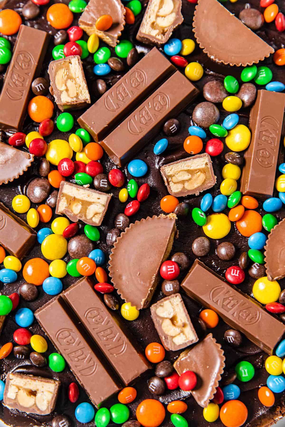 close up of assorted chocolate's