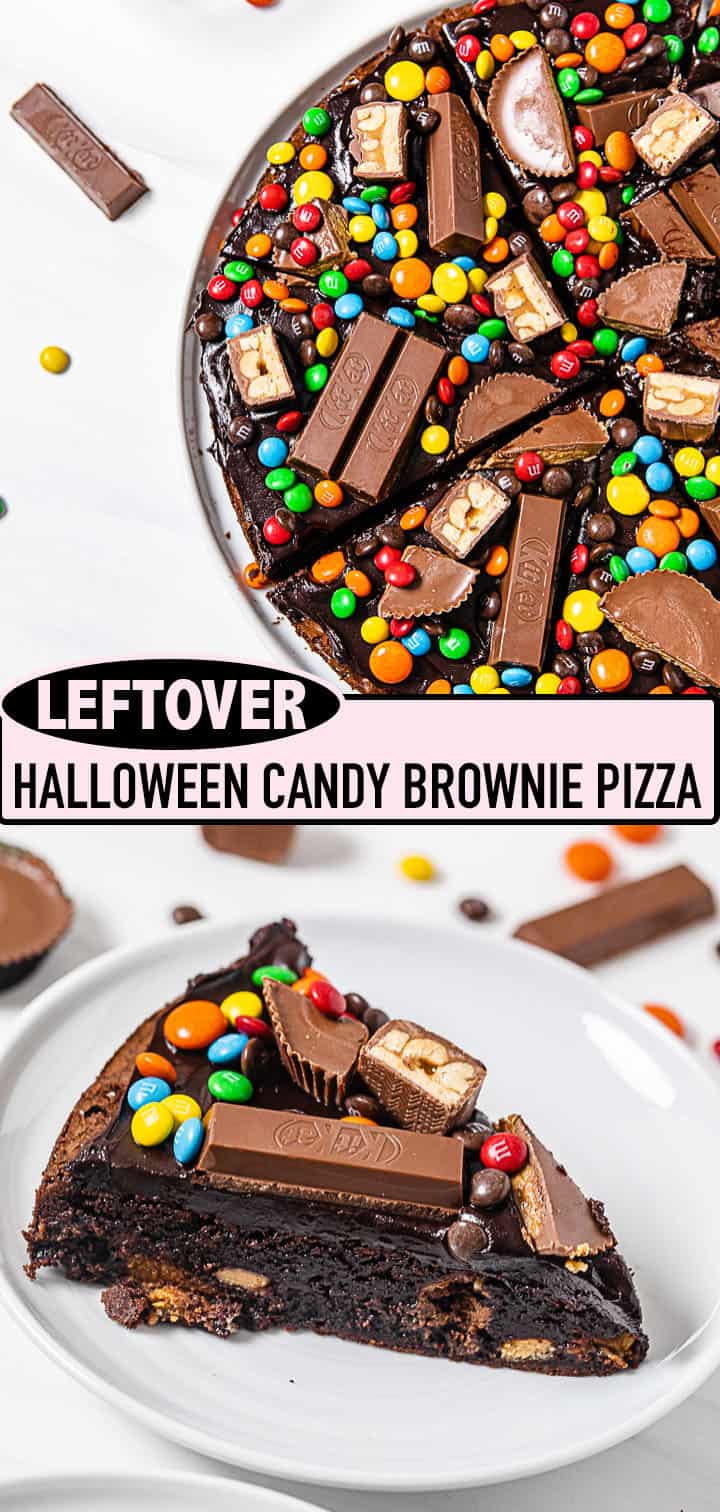 halloween candy brownie pizza pin