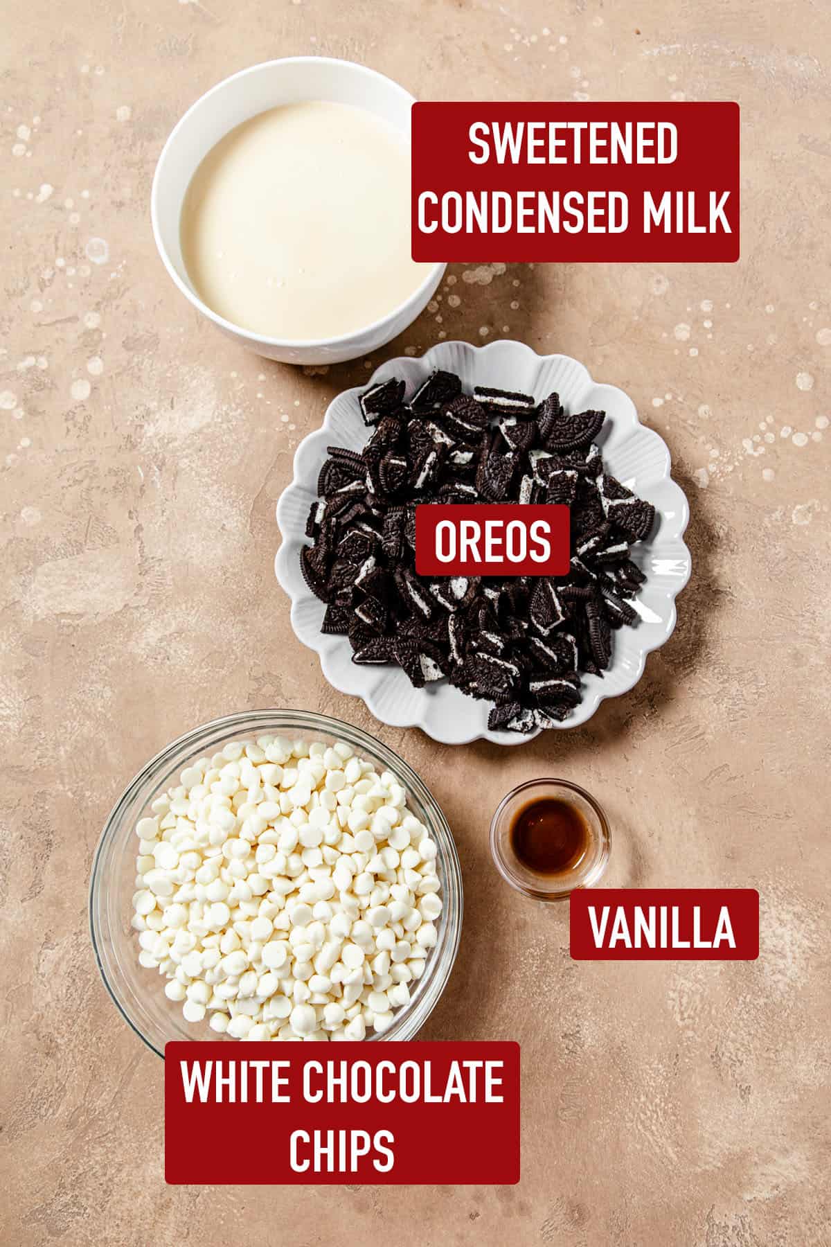 Oreo fudge ingredients